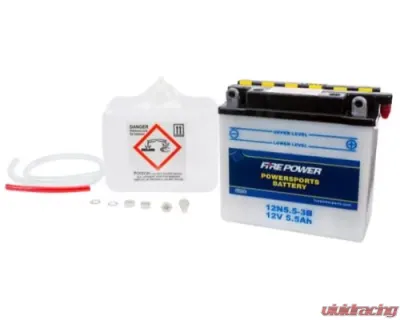 Fire Power Parts Battery W/Acid 12n5.5-3b 12v 490-2085 - 12N5.5-3B