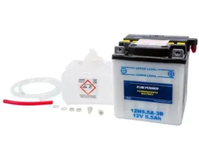 Fire Power Parts Battery W/Acid 12n5.5a-3b 12v 490-2089