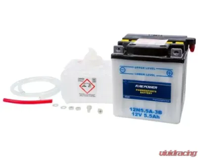 Fire Power Parts Battery W/Acid 12n5.5a-3b 12v 490-2089 - 12N5.5A-3B