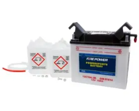 Fire Power Parts Battery W/Acid 12c16a-3b 12v 490-2095