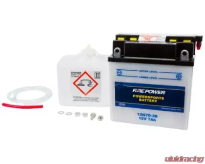 Fire Power Parts Battery W/Acid 12n7d-3b 12v 490-2097 - 12N7D-3B