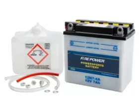 Fire Power Parts Battery W/Acid 12n7-4a 12v 490-2098