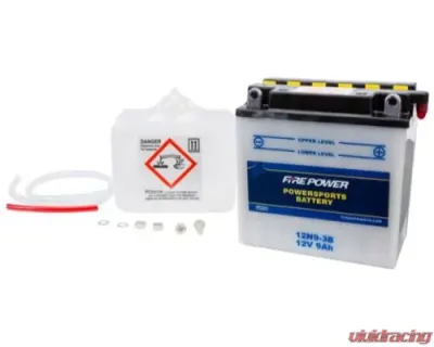 Fire Power Parts Battery W/Acid 12n9-3b 12v 490-2101 - 12N9-3B