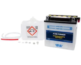 Fire Power Parts Battery W/Acid 12n9-4b-1 12v 490-2102