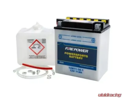 Fire Power Parts Battery W/Acid 12n11-3a-1 12v 490-2108 - 12N11-3A-1