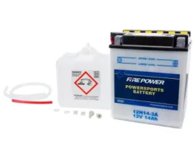 Fire Power Parts Battery W/Acid 12n14-3a 12v 490-2120