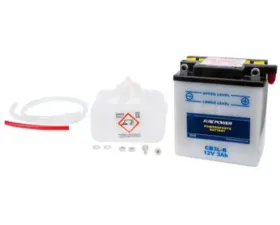Fire Power Parts Battery W/Acid Cb3l-B 12v Heavy Duty 490-2146