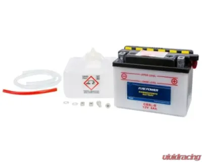 Fire Power Parts Battery W/Acid Cb4l-B 12v Heavy Duty 490-2148 - CB4L-B