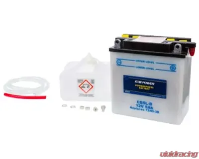 Fire Power Parts Battery W/Acid Cb5l-B 12v Heavy Duty 490-2152 - CB5L-B
