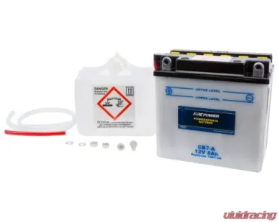 Fire Power Parts Battery W/Acid Cb7-a 12v Heavy Duty 490-2155 - CB7-A