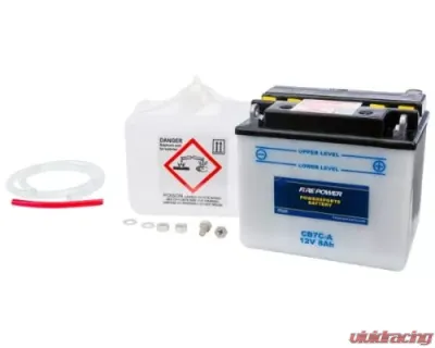 Fire Power Parts Battery W/Acid Cb7c-a 12v Heavy Duty 490-2157 - CB7C-A