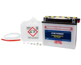 Fire Power Parts Battery W/Acid Cb7b-B 12v Heavy Duty 490-2158