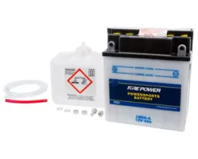 Fire Power Parts Battery W/Acid Cb9a-a 12v Heavy Duty 490-2164