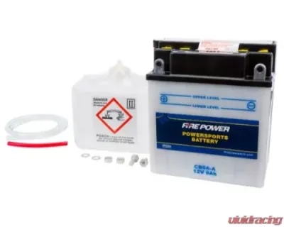 Fire Power Parts Battery W/Acid Cb9a-a 12v Heavy Duty 490-2164 - CB9A-A