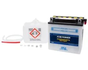 Fire Power Parts Battery W/Acid Cb9l-B 12v Heavy Duty 490-2174