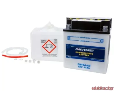 Fire Power Parts Battery W/Acid Cb10a-A2 12v Heavy Duty 490-2177 - CB10A-A2