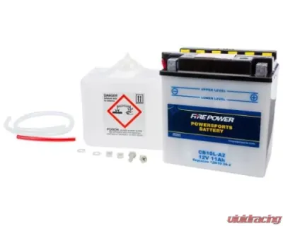 Fire Power Parts Battery W/Acid Cb10l-A2 12v Heavy Duty 490-2183 - CB10L-A2