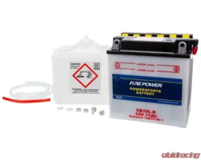 Fire Power Parts Battery W/Acid Cb10l-B 12v Heavy Duty 490-2185 - CB10L-B