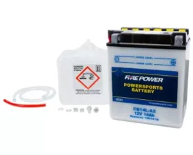 Fire Power Parts Battery W/Acid Cb14l-A2 12v Heavy Duty 490-2216