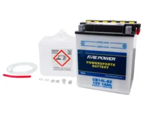 Fire Power Parts Battery W/Acid Cb14l-B2 12v Heavy Duty 490-2221