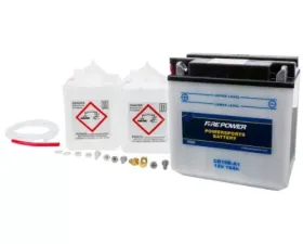 Fire Power Parts Battery W/Acid Cb16b-A1 12v Heavy Duty 490-2227