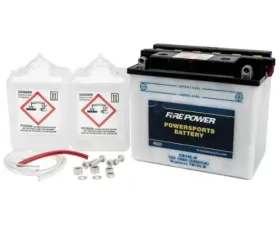 Fire Power Parts Battery W/Acid Cb16l-B 12v Heavy Duty 490-2230