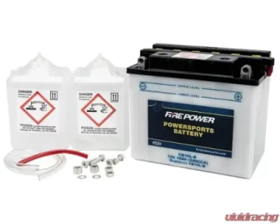 Fire Power Parts Battery W/Acid Cb16l-B 12v Heavy Duty 490-2230 - CB16L-B