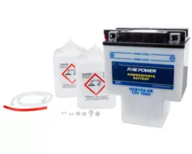 Fire Power Parts Battery W/Acid Hcb16a-Ab 12v Heavy Duty 490-2231