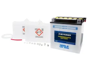 Fire Power Parts Battery W/Acid Cb30l-B 12v Heavy Duty 490-2245