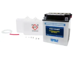 Fire Power Parts Battery W/Acid Cb30cl-B 12v Heavy Duty 490-2247