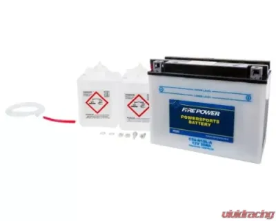 Fire Power Parts Battery W/Acid C50-N18l-a 12v Heavy Duty 490-2250 - C50-N18L-A