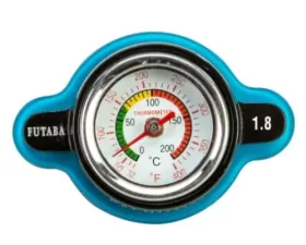 Fire Power Parts Radiator Cap W/ Temperature Gauge - Japanese Models