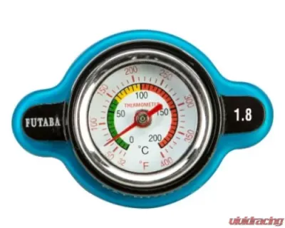 Fire Power Parts Radiator Cap W/ Temperature Gauge - Japanese Models - 012314514
