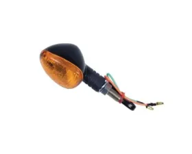Fire Power Parts Oval Marker Light Front Black 60-1378