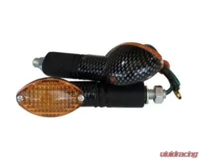 Fire Power Parts Cat Eye Marker Light Set Black 60-1421 - 0112104122