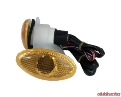 Fire Power Parts Cat Eye Side Marker Light Set Amber 60-1425 - 010827720