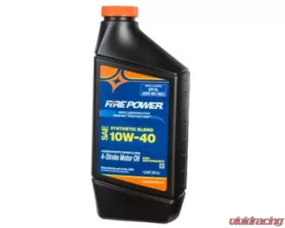 Fire Power Parts Synthetic Blend 4-Stroke Oil 10w-40 Qt 12/Case - 196982