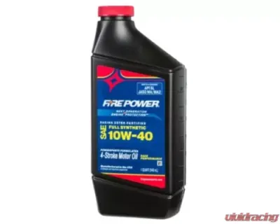Fire Power Parts Synthetic 4-Stroke Oil W/Ester 10w-40 Qt 12/Case - 196984