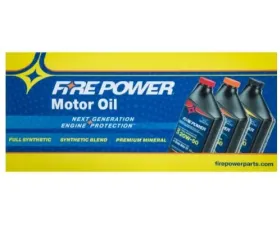 Fire Power Parts Oil Display Sign 99-8500