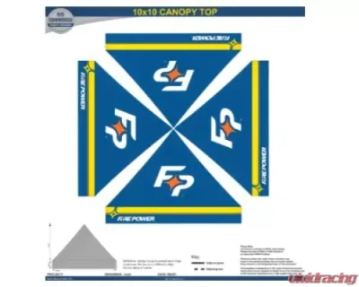 Fire Power Parts Canopy Top 10x10 Fp - CAN TOP 10X10 FP