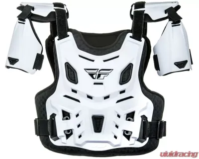 Fly Racing Youth CE Revel Offroad Roost Guard - 36-16065 YTH CE WHT