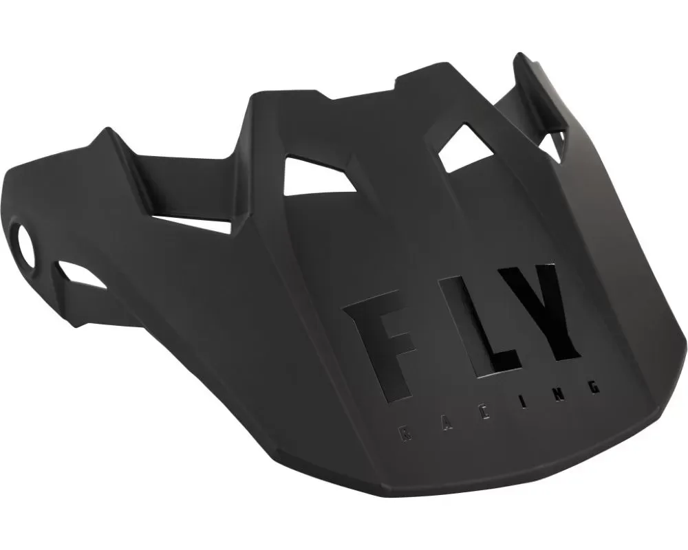 Fly Racing Formula Carbon Solid Helmet Visor - Matte Black - 73-4728S