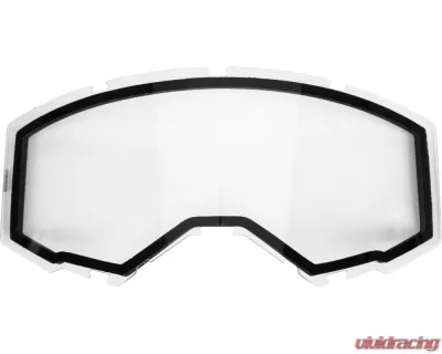 Fly Racing Goggle Clear Dual Lens w/o Vents - FLB-034