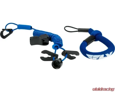 Fly Racing Ultra Cord Floating Tethercord|Lanyard - FUJL-2389 BLUE