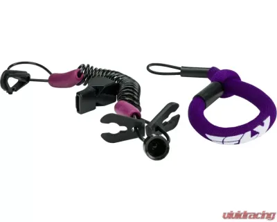 Fly Racing Ultra Cord Floating Tethercord|Lanyard - FUJL-2389-PURP