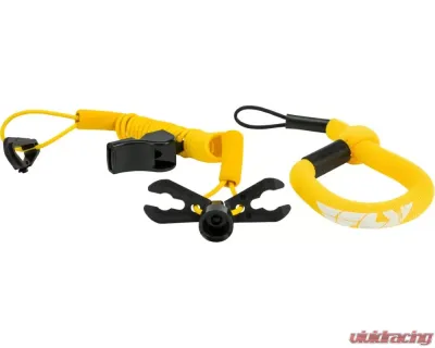 Fly Racing Ultra Cord Floating Tethercord|Lanyard - FUJL-2389-YLW