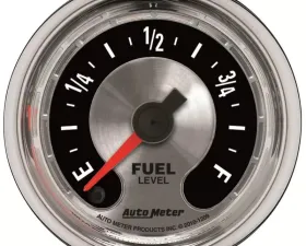 AutoMeter GAUGE; FUEL LEVEL; 2 1/16in.; PROGRAMMABLE; AMERICAN MUSCLE