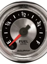AutoMeter GAUGE; FUEL LEVEL; 2 1/16in.; PROGRAMMABLE; AMERICAN MUSCLE                                     - 1209 - Image 2