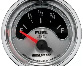 AutoMeter GAUGE; FUEL LEVEL; 2 1/16in.; 240OE TO 33OF; ELEC; AMERICAN MUSCLE