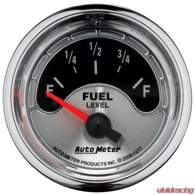 AutoMeter GAUGE; FUEL LEVEL; 2 1/16in.; 240OE TO 33OF; ELEC; AMERICAN MUSCLE - 1217